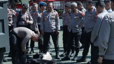 Wakapolda Jabar Cek Kendaraan Dinas Dit Samapta Polda Jabar, Tekankan Personel untuk Tetap Humanis di Lapangan