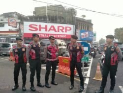 Sinergitas TNI-Polri, Polres Ciamis Terjunkan Personel Pengamanan Fun Run Kodim 0613/Ciamis