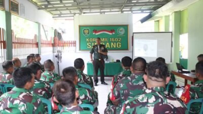 KUNJUNGAN KERJA DANDIM 0616/INDRAMAYU KE KORAMIL 1602/SINDANG