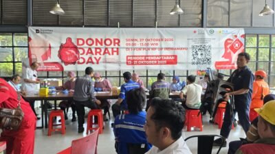 Peringati Hari Listrik Nasional ke-80, PLN Nusantara Power UP Indramayu Gelar Donor Darah Rutin