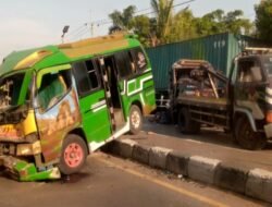 Tabrakan Beruntun Di Jalur Pantura Patrol, 4 Mobil Rusak Dan 7 Orang Luka