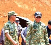 Panglima TNI Bersama Menhan RI Tinjau Keberhasilan Satgas PKH Tertibkan Tambang Nikel Ilegal di Morowali, Sulteng