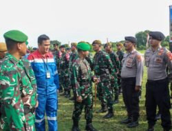Danrem 063/SGD Pimpin Apel Kesiapsiagaan Pengamanan Instalasi Strategis PT KPI RU VI Balongan