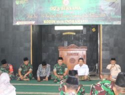 Peringati HUT Ke-76 Korem 063/SGD, Kodim 0616/Indramayu Gelar Do’a Bersama