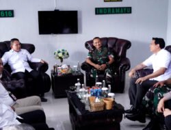 Dandim 0616/Indramayu Dampingi Danrem 063/SGJ dalam Kunjungan Kerja Penasehat Presiden Bidang Pertahanan di Kabupaten Indramayu