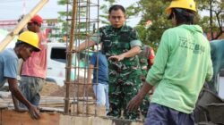 Dandim 0616/Indramayu Tinjau Pembangunan Koperasi Desa Merah Putih di Terisi