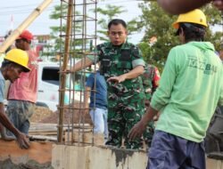 Dandim 0616/Indramayu Tinjau Pembangunan Koperasi Desa Merah Putih di Terisi