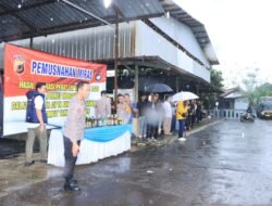 Ribuan Botol Miras Hasil Operasi Pekat Dimusnahkan Polres Indramayu 