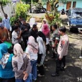 Polsek Cimaragas Hadiri Pembelajaran Pertanian Sehat Berkelanjutan di Cigembor