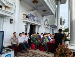 Polsek Rancah Amankan Pengukuhan Penceramah dan Pawai Tarhib Ramadan