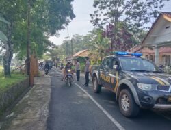 Polsek Sukadana Kawal Pawai Taaruf Sambut Ramadan 1447 H