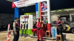 Humanis, Pasukan Patroli Roda 4 Polres Ciamis Datangi Obvit SPBU Benteng