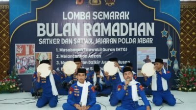 Rebana Berdentum di Balik Seragam: Ketika Mapolda Jabar Berubah Jadi Panggung Spirit Ramadhan