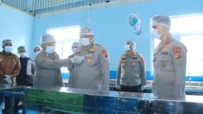 Wakapolda Jabar Tinjau Fasilitas SPPG Polres Indramayu