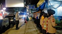 Perkuat Pengamanan Lebaran, Polsek Banjarsari Gelar Apel malam 