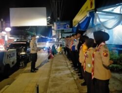 Perkuat Pengamanan Lebaran, Polsek Banjarsari Gelar Apel malam 