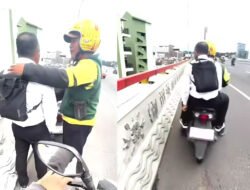 Di Antara Deru Kendaraan Pasupati, Driver Maxim Ini Memilih Berhenti dan Menyelamatkan Nyawa