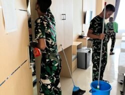 Pastikan Kenyamanan Calon Jamaah, Ratusan Personel TNI Bersihkan Asrama Haji 