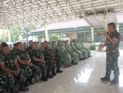 Kodim 0616/Indramayu Perkuat Mental Prajurit dan Keluarga Besar TNI