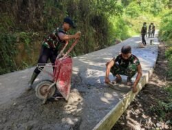 Jalan Harapan Mulai Terbuka, Bakti TNI di Nias Selatan Wujudkan Impian Warga Desa Bawonifouso